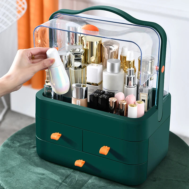 Encased Makeup Organizer with Drawers