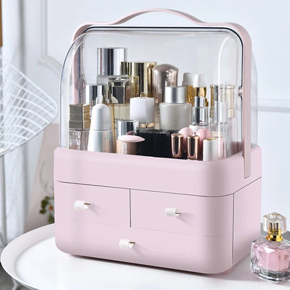 Encased Makeup Organizer with Drawers