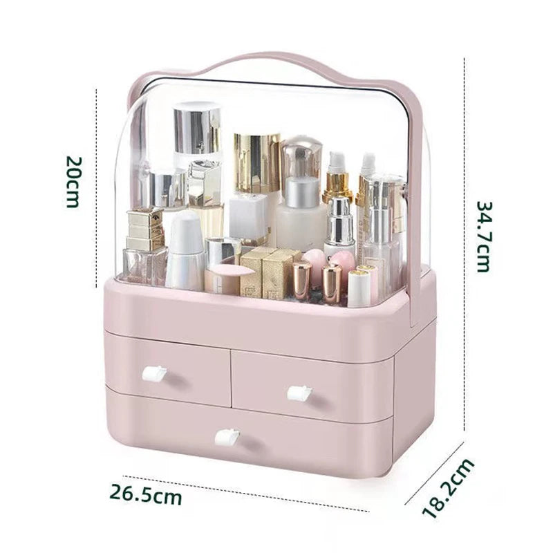 Encased Makeup Organizer with Drawers