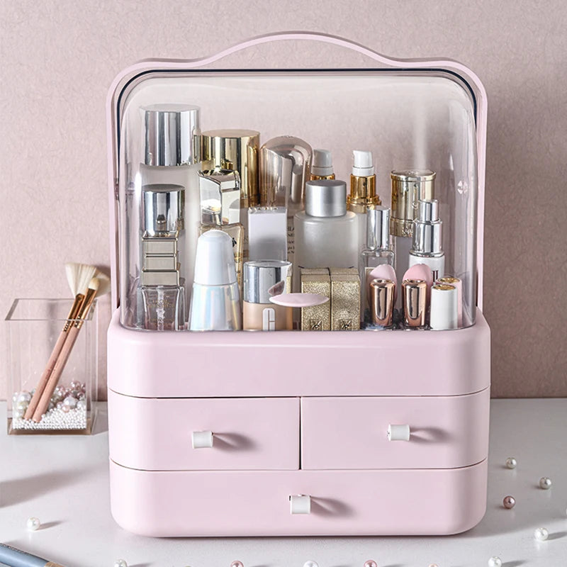 Encased Makeup Organizer with Drawers