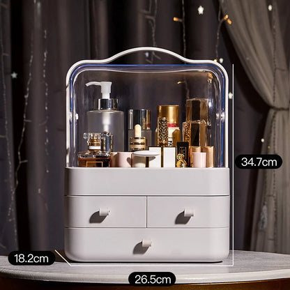 Encased Makeup Organizer with Drawers