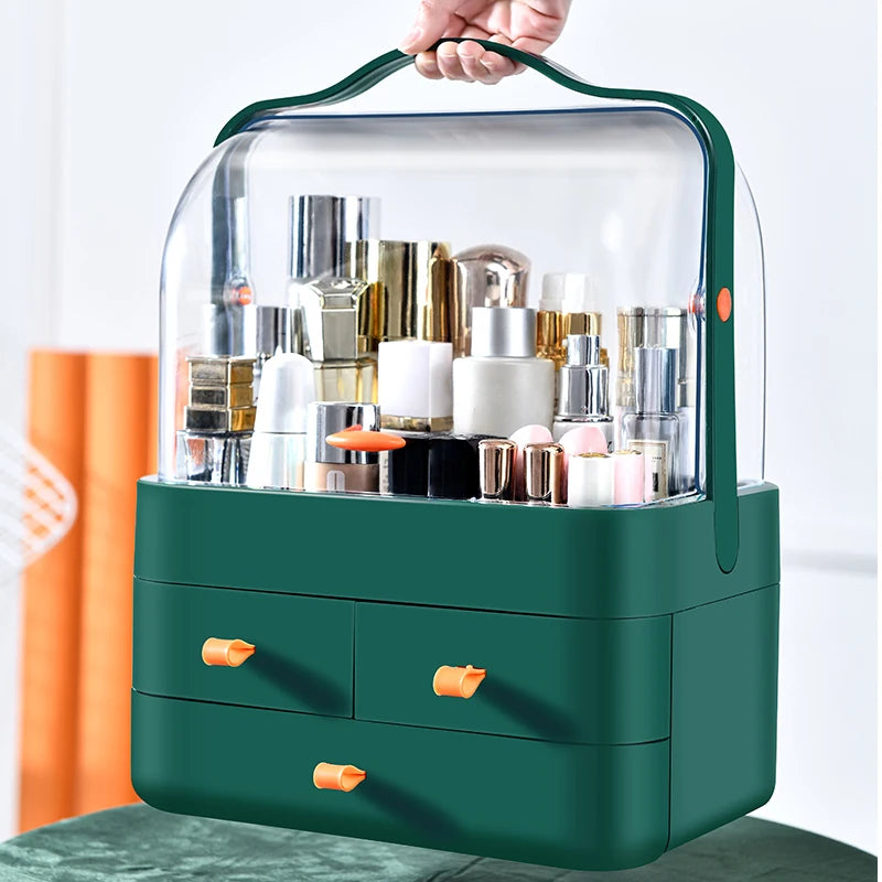 Encased Makeup Organizer with Drawers