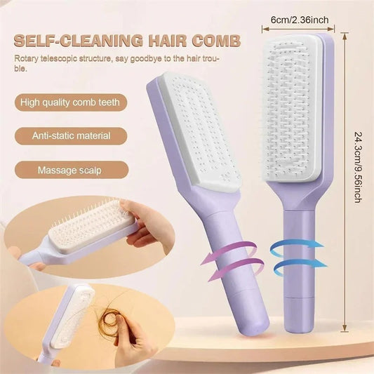 Self Cleaning Hair Brush